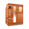 HM-LSE-3-DELUXE avec toit en pente, 1-3 pers. 8 Sauna Infrarouge Deluxe