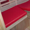 Coussin pour petite banquette 2 Coussin Sauna infrarouge