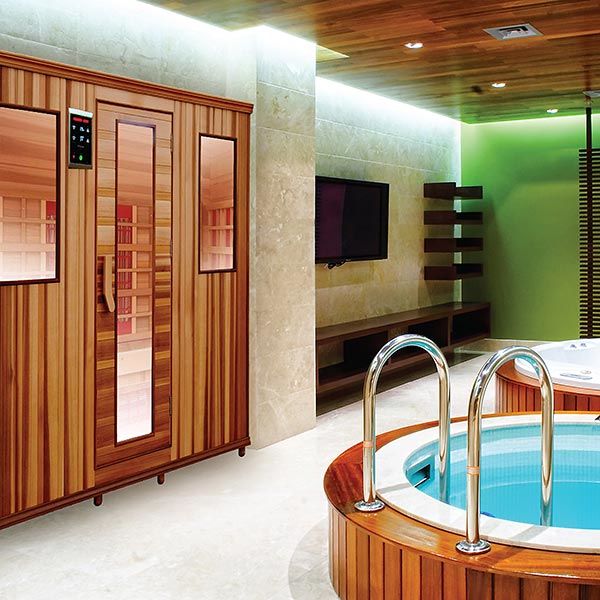 Health mate sauna infrarouge chez client